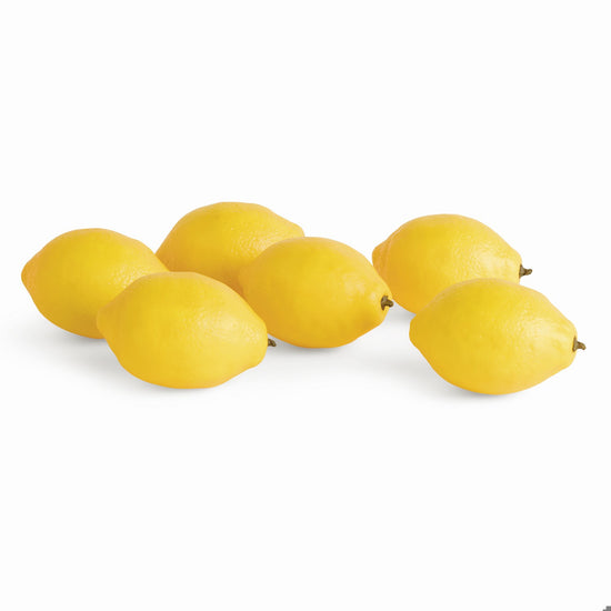 FAUX LEMONS 4", SET OF 6