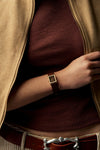 Virgil | Lizard Embossed | Gold and Brown