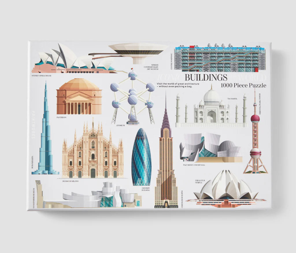Iconic Buildings 1000 Piece Puzzle