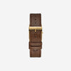 Virgil | Lizard Embossed | Gold and Brown