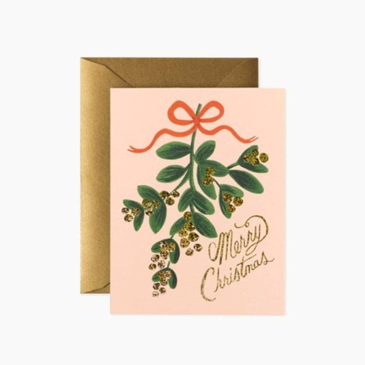 Mistletoe Christmas Card