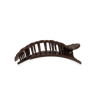 Quilted Flat Round Hair Clip | Truly Taupe