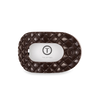 Quilted Flat Round Hair Clip | Truly Taupe