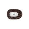 Quilted Flat Round Hair Clip | Truly Taupe