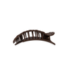 Quilted Flat Round Hair Clip | Truly Taupe