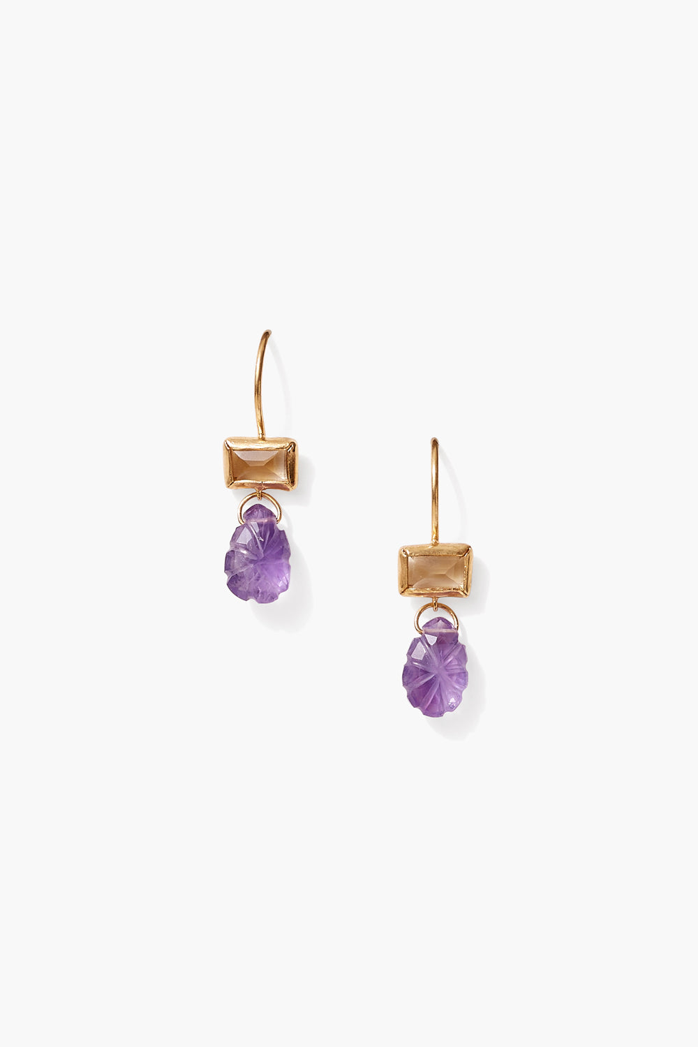 Chan Luu | Jubilee Drop Earrings Amethyst