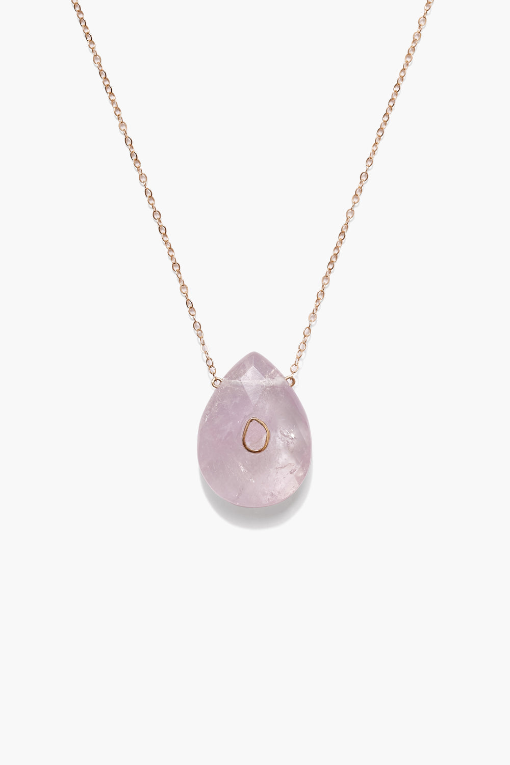 Chan Luu | 14K Gold Temple Necklace | Amethyst