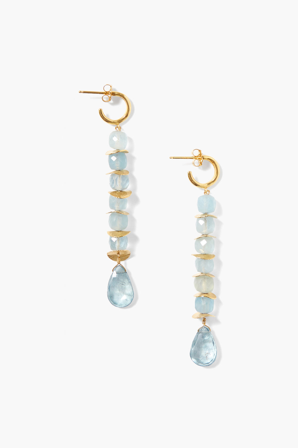 Chan Luu | Aquamarine Drop Earrings