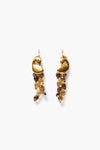 Peacock Chandelier Earrings Whiskey Quartz