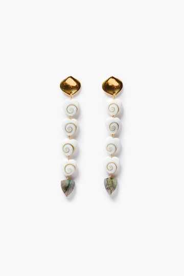 EG-5976 Labradorite Long Drop Earrings