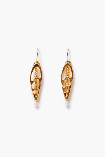 EG-5994 Nautalis Shell Earrings