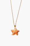 NG-15584 Spiny Oyster Starfish Necklace