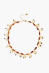 NG-15596LQ Citrine, Horn and Onyx Necklace