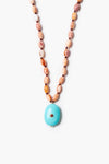 NG-15643LQ Turquoise and Saphire Necklace