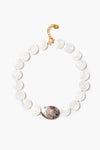 NG-15645 Mother of Pearl and Abalone Necklace