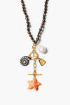 NGZ-15577LQ Shell Charm Necklace