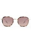 PEYTON | 18K Matte Black Fade Titanium + Matte Sunday Tortoise Mirrored