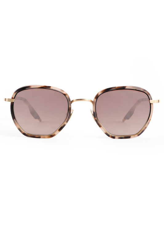 PEYTON | 18K Matte Black Fade Titanium + Matte Sunday Tortoise Mirrored