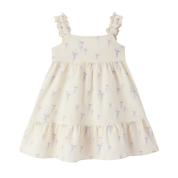 Ruffle Tiered Dress Sunset Jellyfish