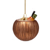 Ornament glass cocktail coconut pina colada H3.25"