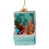 Ornament glass cool box H3.5"