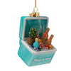 Ornament glass cool box H3.5"