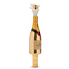 Ornament glass tree topper Champagne bottle H9.75"