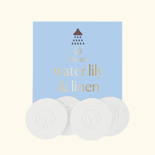 Water Lily & Linen Shower Steamers