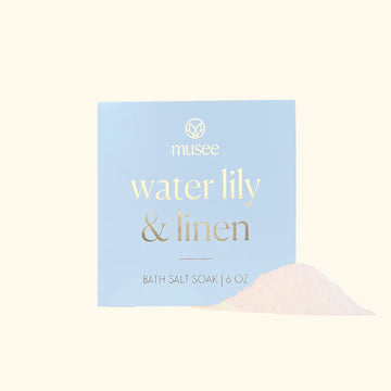 Water Lily and Linen Mini Bath Soak