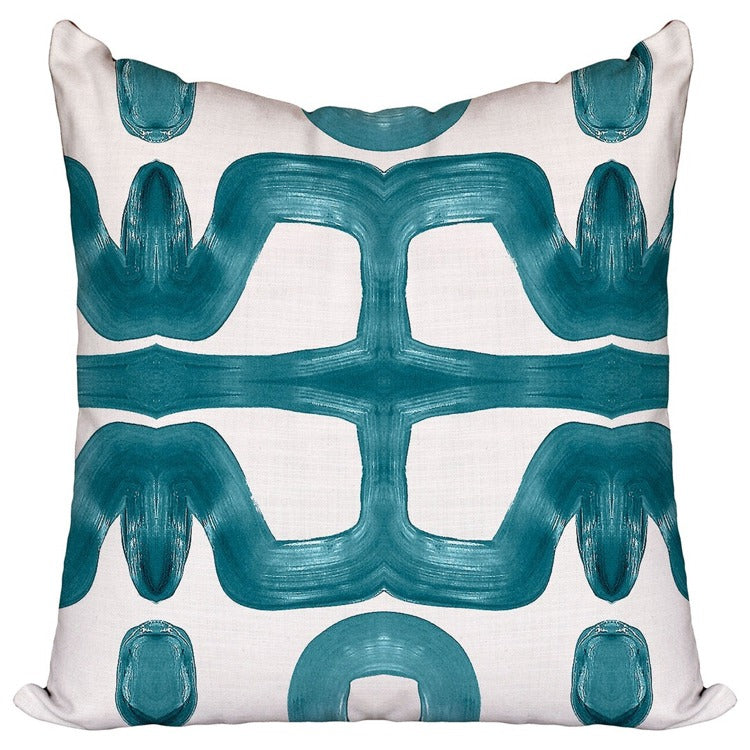 Candied Icing Teal Pillow 22 x 22