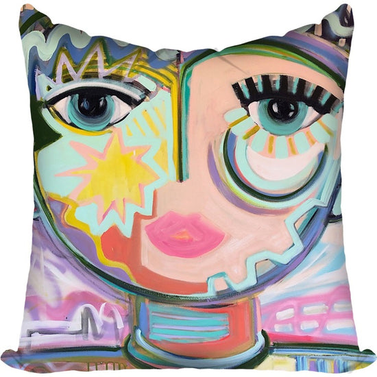 Astra Luna Chica Pillow - Color Velvet 22 x 22