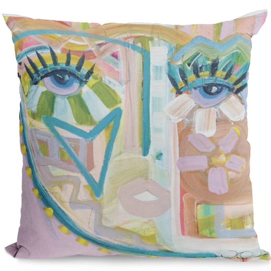 Be Hippie Chica Pillow - Color Velvet 22 x 22
