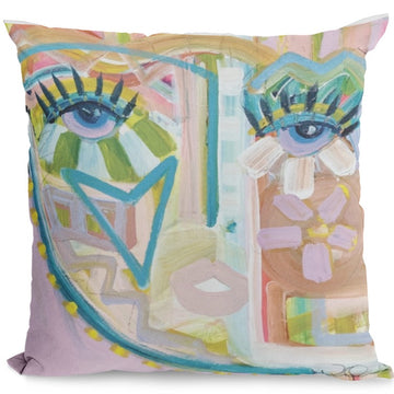 Be Hippie Chica Pillow - Color Velvet 22 x 22