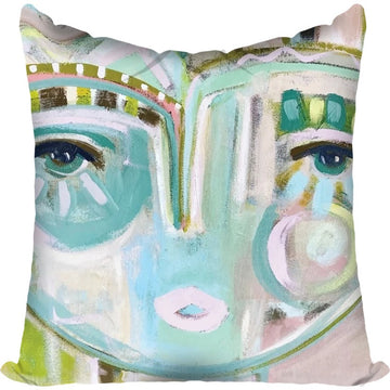 Penny for your Thoughts Chica Pillow - Color Velvet 22 x 22
