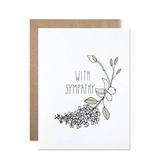 With Sympathy Card