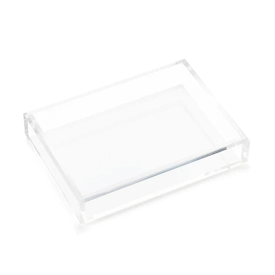 JR William | Medium Acrylic Tray | Crystal Clear