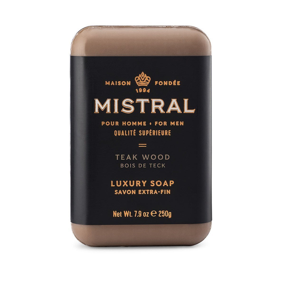 Mistral | Men's Bar Soap | Teakwood