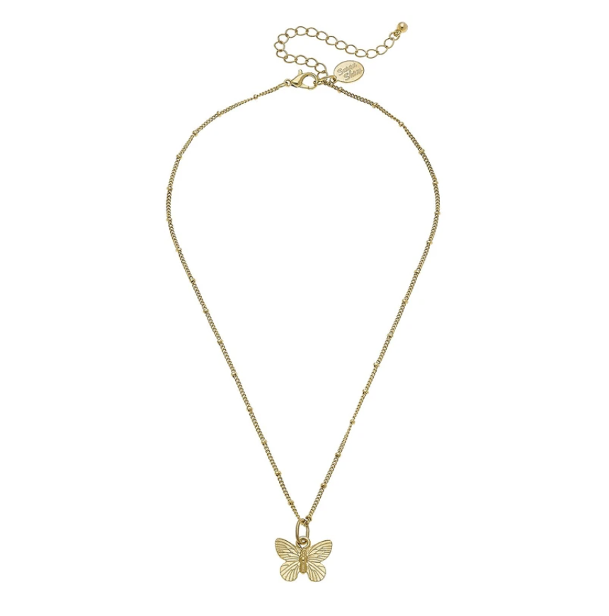 Susan Shaw | Dainty Butterfly Necklace