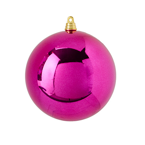 Shiny Pink Ball Ornament