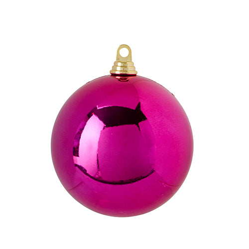 Shiny Pink Ball Ornament