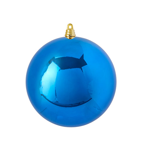 Shiny Dark Blue Ball Ornament