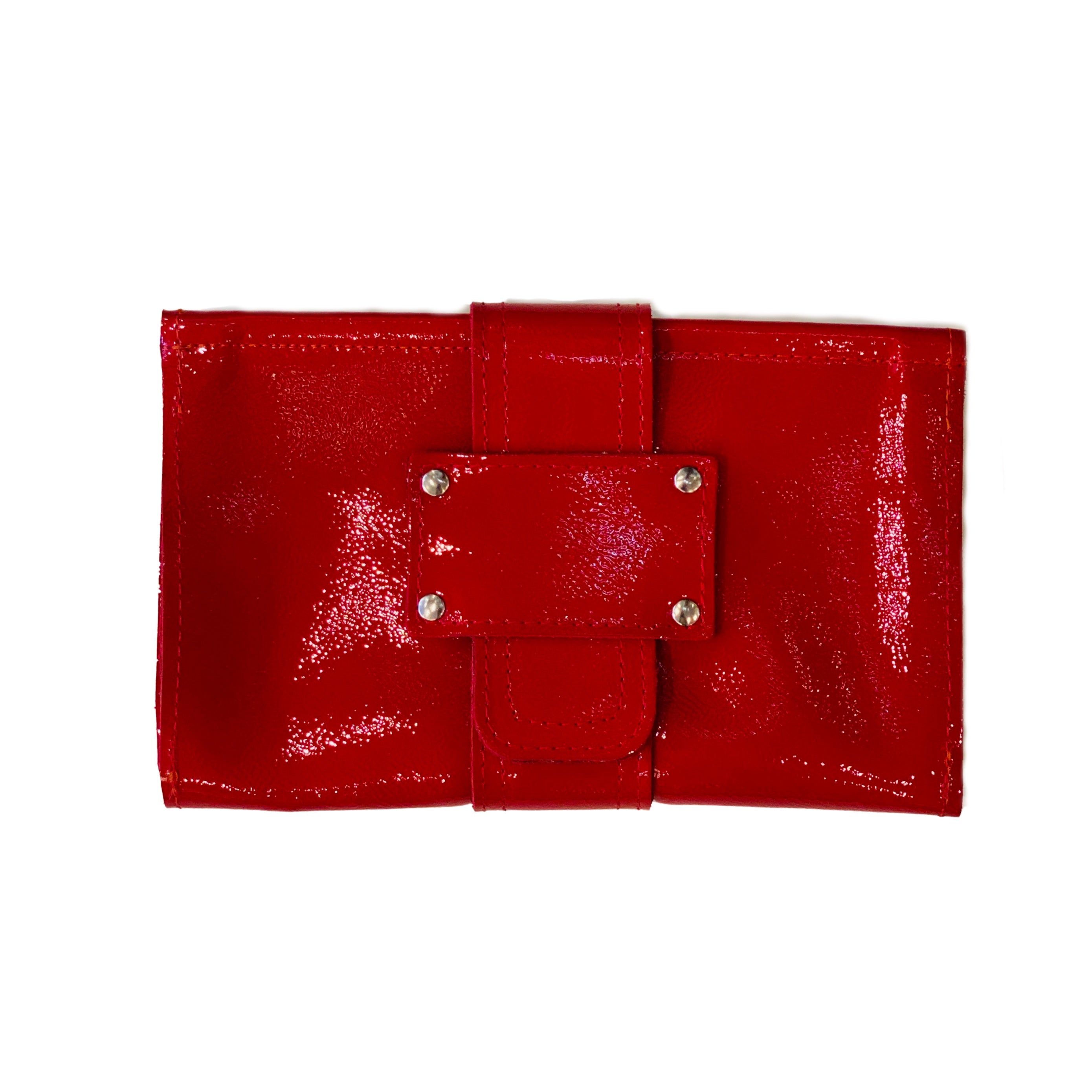Tracey Tanner | Sofia Clutch Wallet | Patent Cherry - FrankShopWP