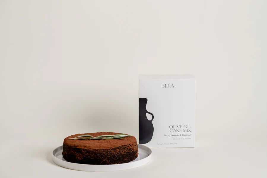 Dark Chocolate + Espresso Olive Oil Cake