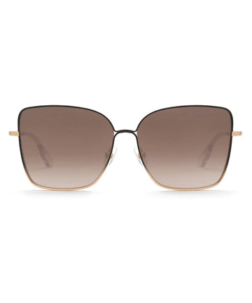 dolly matte black fade 24ki mirrored. Sunglasses. Krewe eyewear. Designer sunglasses. New orleans. Polarized. UV protection. UVA/UVB. Fashion sunglasses. Prescription. Sunglasses for men. Sunglasses for women. Retro sunglasses. Aviators. Wayfarer. Cat-eye sunglasses. Oversized sunglasses. Mirrored sunglasses. Trendy. Stylish. Luxury sunglasses.