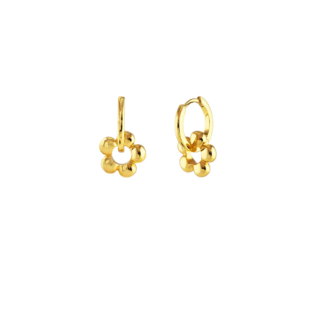 Kris Nations | Flower Huggie Hoop