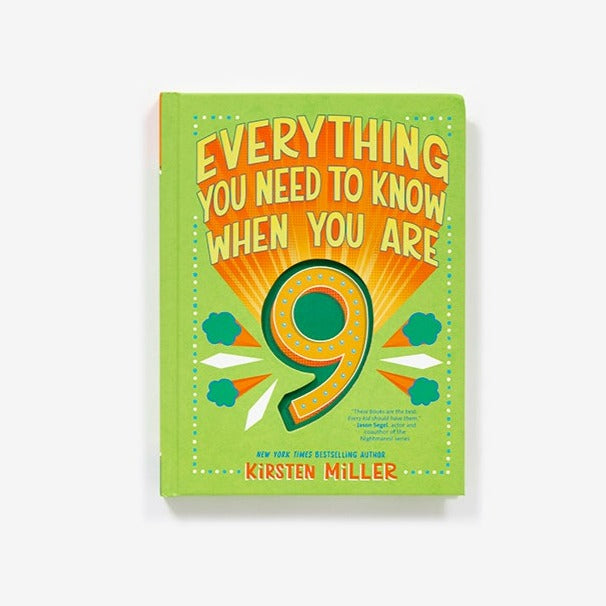 everything you need to know when you are 9, kid's book