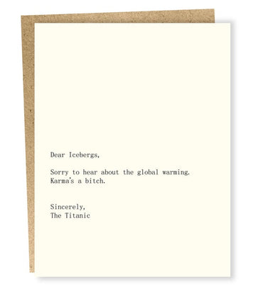 Icebergs Card