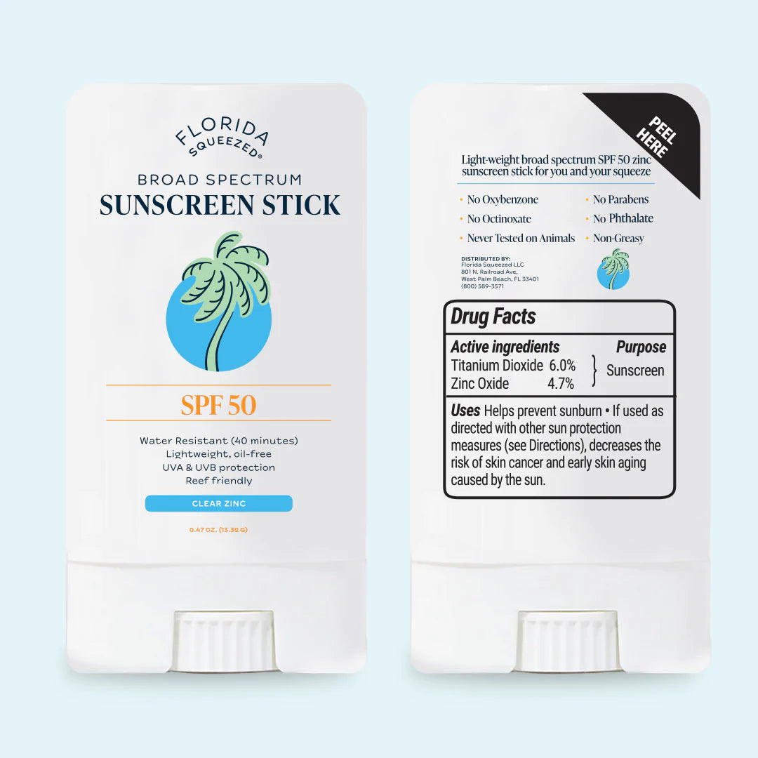 Florida Squeezed | Mineral Face Stick SPF 50