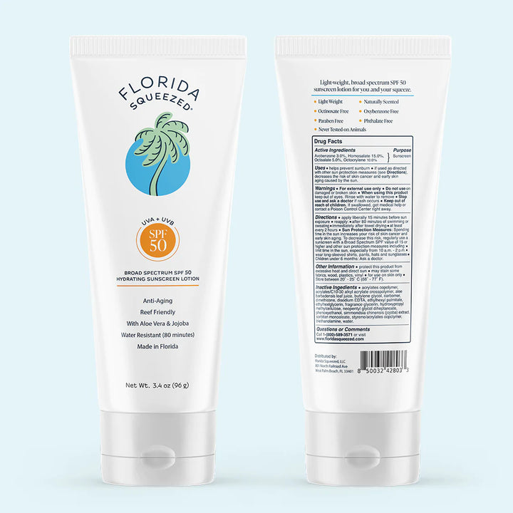 Florida Squeezed | SPF 50 Sunscreen Lotion