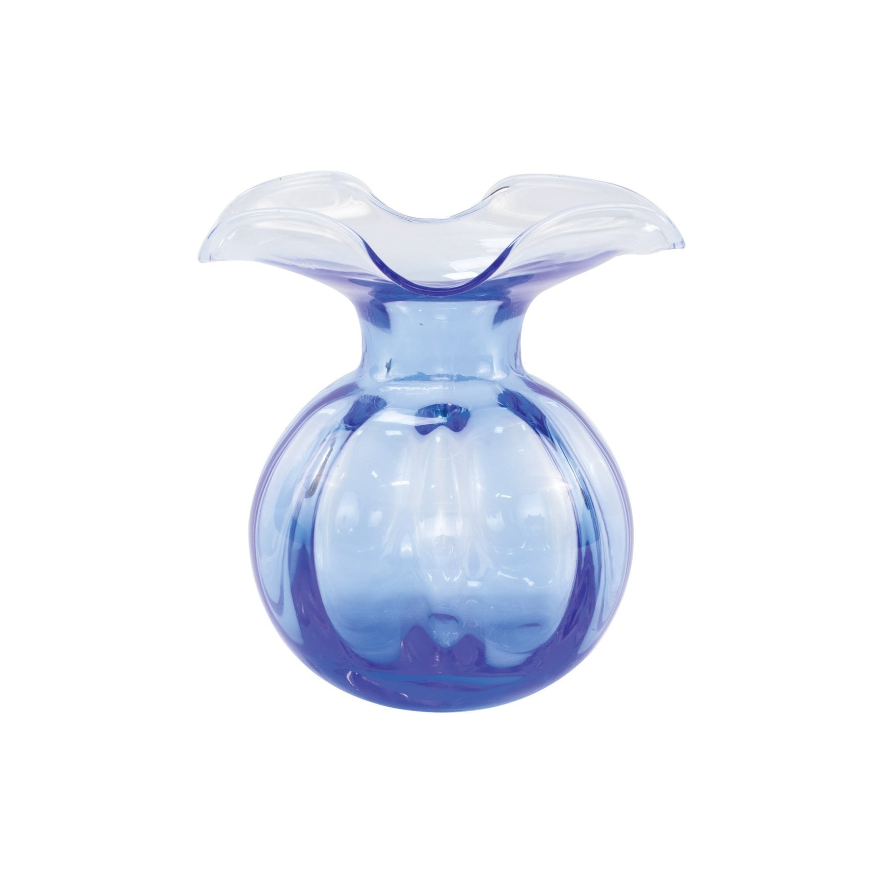 glass vase, bud vase, vietri, hibiscus vase